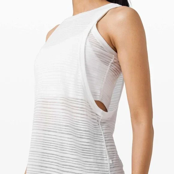 [Lululemon] Clear and Present Muscle Tank White 6 - Picture 2 of 8